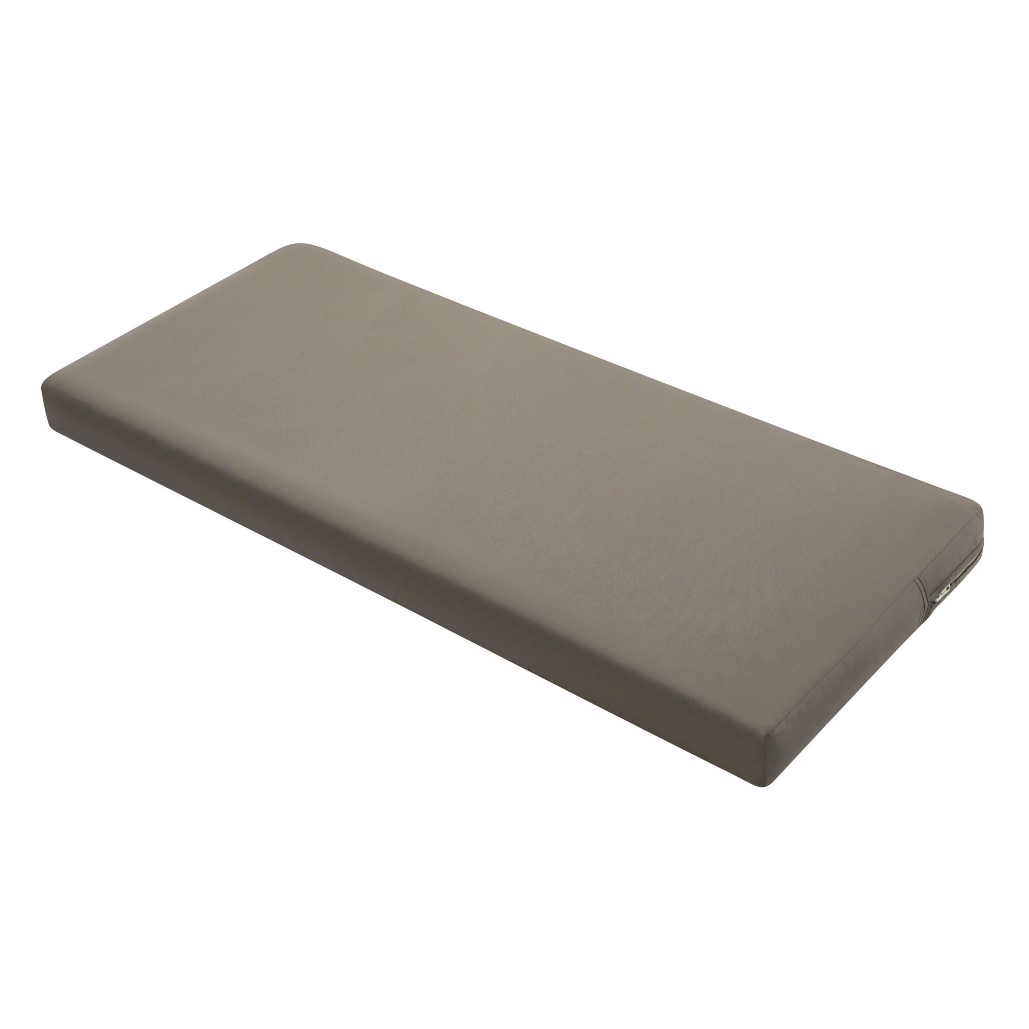 Classic Accessories Ravenna Water-Resistant Patio Bench/Loveseat Cushion — 48in. x 18in. x 3in., Dark Taupe, Model# 62-015-TAUPE-EC